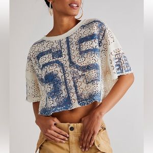 Free People Touchdown Tee size M medium NWT